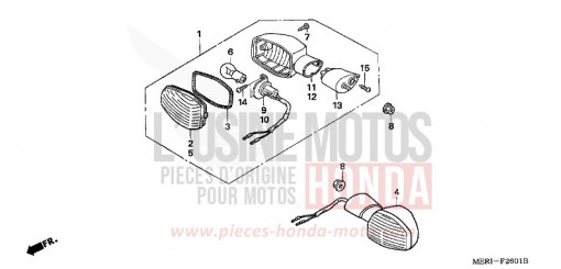 CLIGNOTANT (CBF600N/NA) CBF600N5 de 2005
